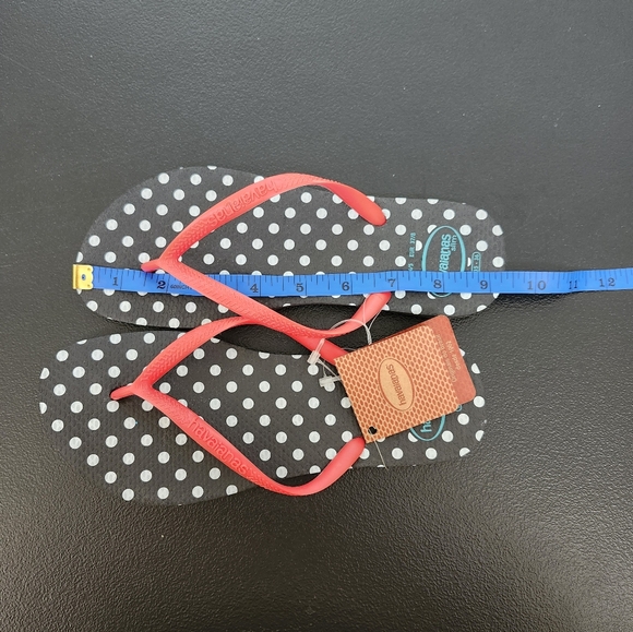 NWT - HAVAIANAS Slim Flip Flop, Polka Dot - Picture 4 of 5